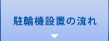 駐輪機設置の流れ