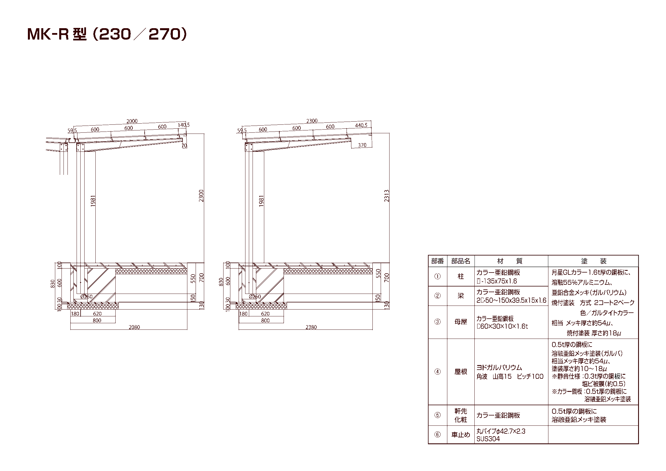 サイクルハウス MK-R型